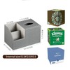 BLIENCE Tissue Cube Box Holder- Multi-Functional Tissue Box Cover Square
