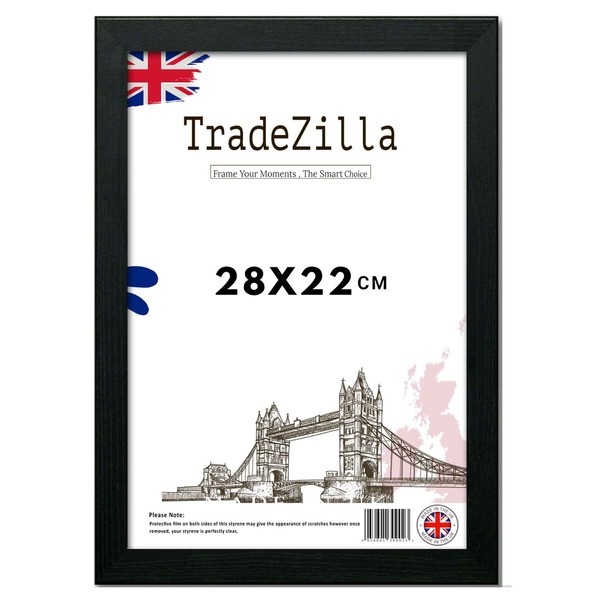 TradeZilla Modern Style, 28x22cm Gallery Picture Photo Frame, Horizontal and
