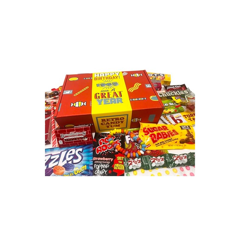 RETRO CANDY YUM ~ 1965 60th Birthday Nostalgic Candy Gift