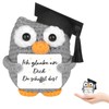 LIURFLNC Lucky Charm Exam - Hand Knitted Owl as an