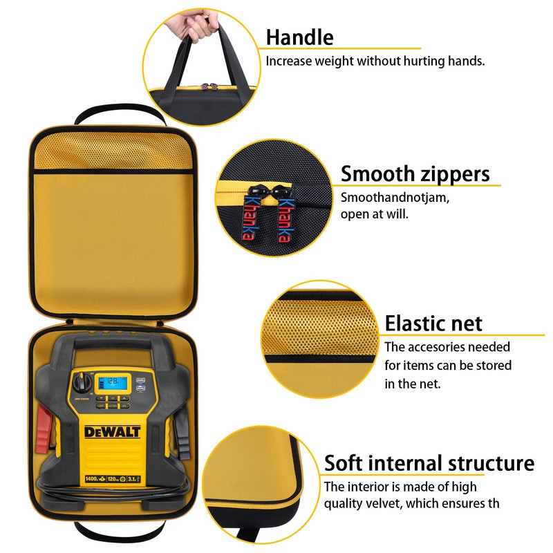 Khanka Hard Carrying Case Replacement for DEWALT DXAEJ14 Digital Portable