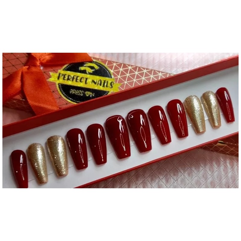 Perfect Nails Press On Uñas Press On San Valentin Calidad