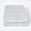 HOMESCAPES Grey Velvet Throw 130 x 160 cm Soft ‘Mora’