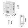 Eco-Fused Pocket Sliding Door Lock - Brushed Nickel Privacy Door