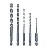 NORTOOLS Masonry Drill Bits 5 PCS Concrete Drill Bit Sets