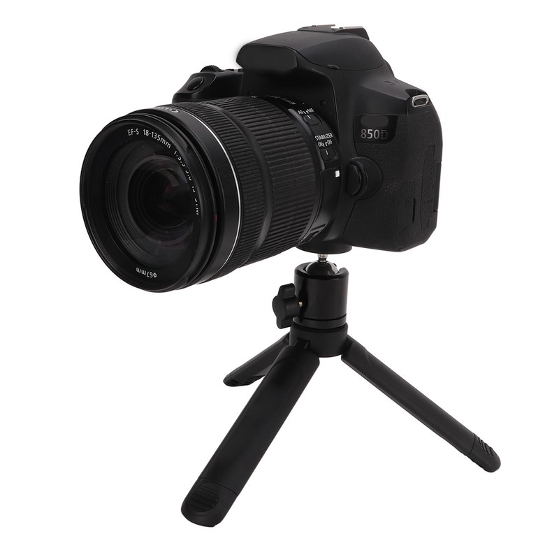 KINGJOY Desktop Tripod 2 Sections Retractable Mini Tripod for Live