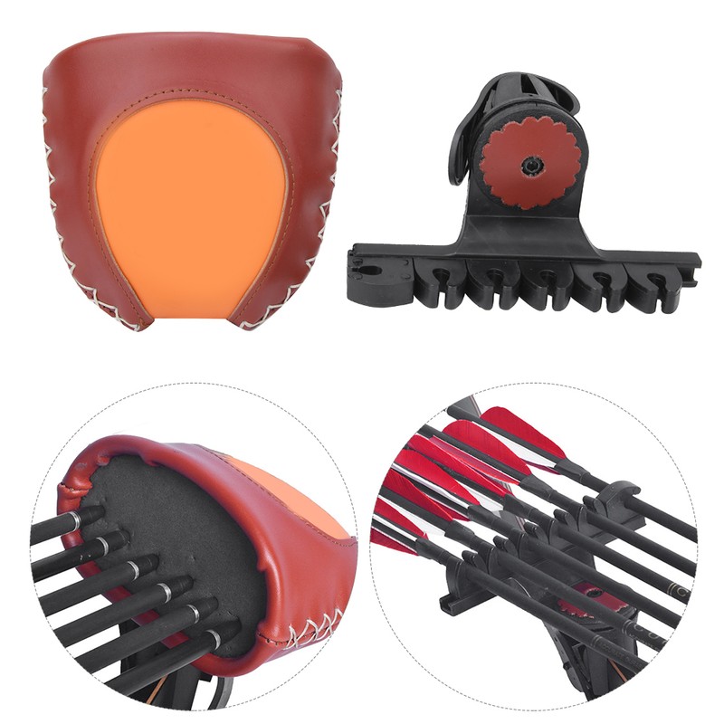 Quick Release 6 Arrows Archery Quiver Arrow Storage Box Accessory
