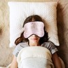 BIUDECO Silk Sleep Blindfold Decorative Weighted Eye Mask Sleep Mask
