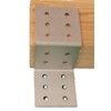 Z Bracket, 12 Hole +4, 1.4 inch Each face, Set