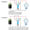 QitinDasen 3Pcs Premium 12mm Momentary Push Button Switch, 12V /