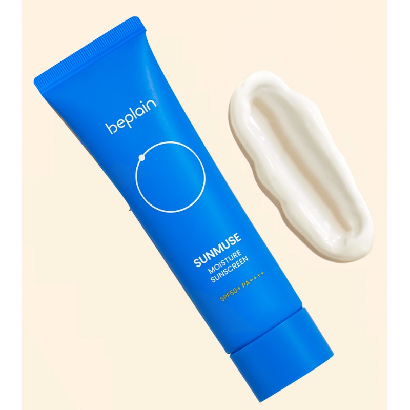 [비건뷰티] 비플레인 선뮤즈 모이스처 선크림 SPF50+ PA++++ x 2p +