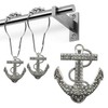 ZILucky Set of 12 Anchor Shower Curtain Hooks Decorative Home