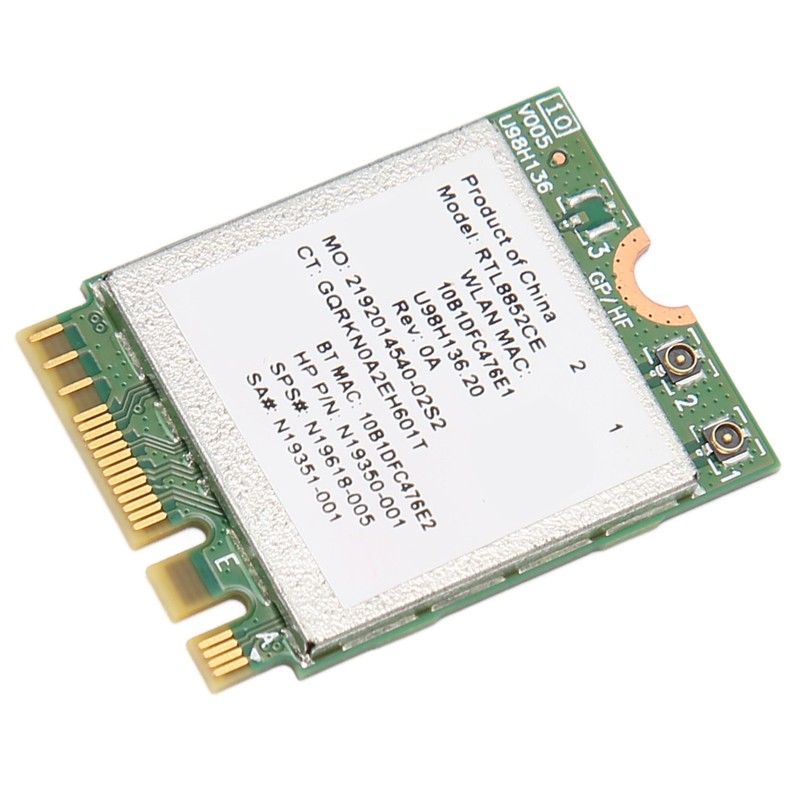 WiFi 6E Wireless Card 2.4GHz 5GHz 6GHz 5374Mbps NGFF BT5.3