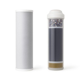 LiquaGen Dual Stage Countertop Drinking Water Filter System – Carbon Block + Alkaline ORP Cartridge – Reduces Chlorine, Taste & Odor – Easy DIY Faucet Installation (White)