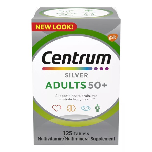 Centrum Silver Adults 50+ Americano 125 Tabs Mujer/hombre