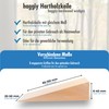 Haggiy hardwood wedges - beech wheel chocks (pack of 10),