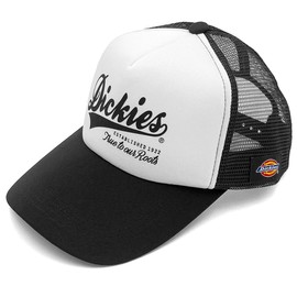 Dickies Mesh Cap, Hat, Logo, Men's, Women's, Unisex, 22.4 - 23.2 inches (57 - 59 cm), White Script Logo