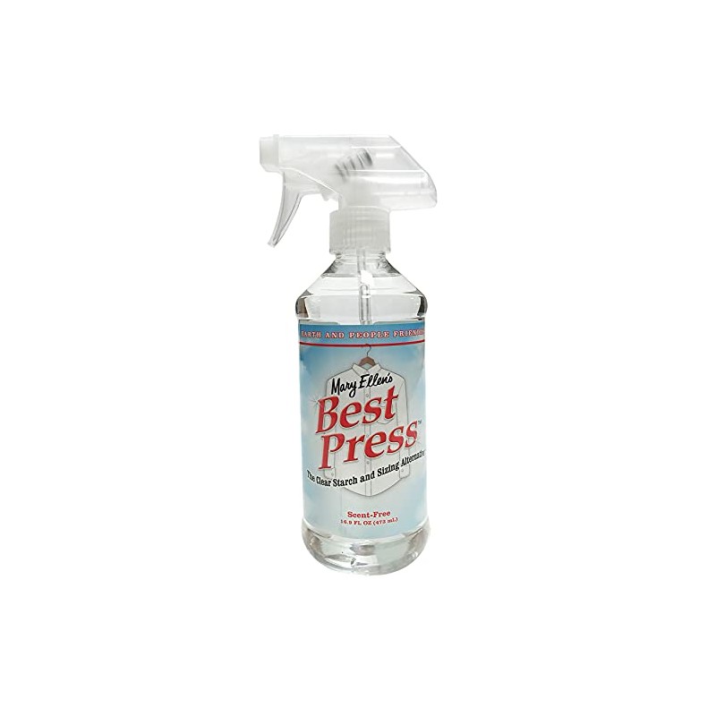 Mary Ellen's Best Press Clear Starch Alternative 16.9oz, Scent-Free, Model
