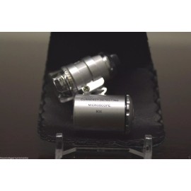 Thecoindigger 60X Gemstone Inspection Microscope Magnifier Rock Mineral Fossil Diamond Loupe A