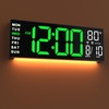 JALL 16" Large Digital Wall Mount Clock, Count Down Timer,