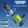 FLUENTPOWER Automatic Pool Cover Pump, 3/4 HP 3300GPH Submersible Water