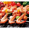 ATiAP バーベキュー串 BBQツール 焼き串 キ 12本 バーベキュー フォーク バーベキュー用品 20cm
