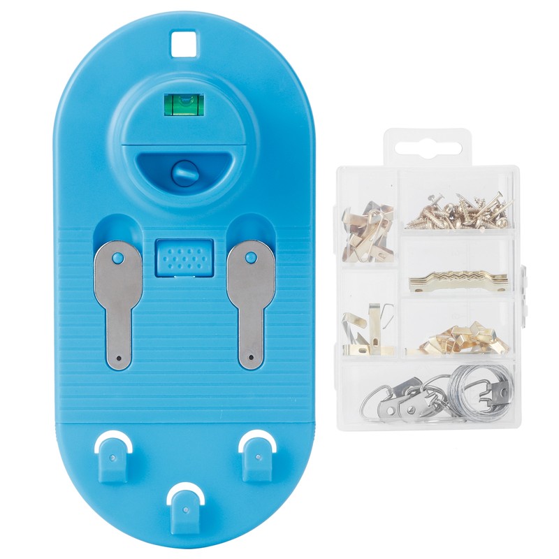 Integrated Photo Hanging Kit Frame Hanger Level Measuring Photo Locator