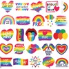Ooopsiun 80 Pcs Rainbow Temporary Tattoos -10 Sheets Pride Tattoos