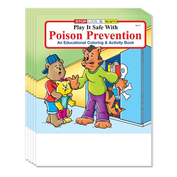 Zoco - Poison Prevention Safety - Educational Coloring Books (25