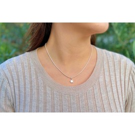 SILBERMOOS Women's Small Star Pendant 925 Sterling Silver, Sterling Silver, Not applicable