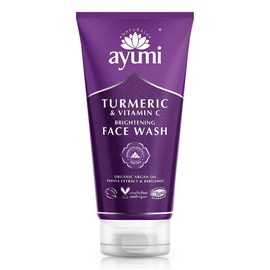 Ayumi Turmeric & Bergamot Face Wash. Vegan, Cruelty-Free, Dermatologically Tested, 1 x 150 ml