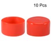 sourcing map 10pcs Rubber End Caps 2"(50mm) ID Vinyl Round