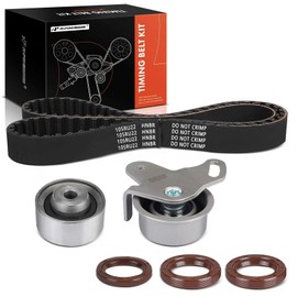 A-Premium Engine Timing Belt Kit with Tensioner & Idler & Seal Compatible with Hyundai Accent 1996-1997 1.5L 2001-2011 1.6L & Kia Rio 2006-2011 1.6L, Rio5 2006-2011 1.6L