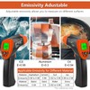 SURLABA Infrared Thermometer Gun, DS=16:1 Laser Heat Temperature Gun for