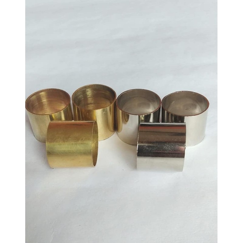 Set Of 6 Solid Brass Ferrules - Spare Part Accessories