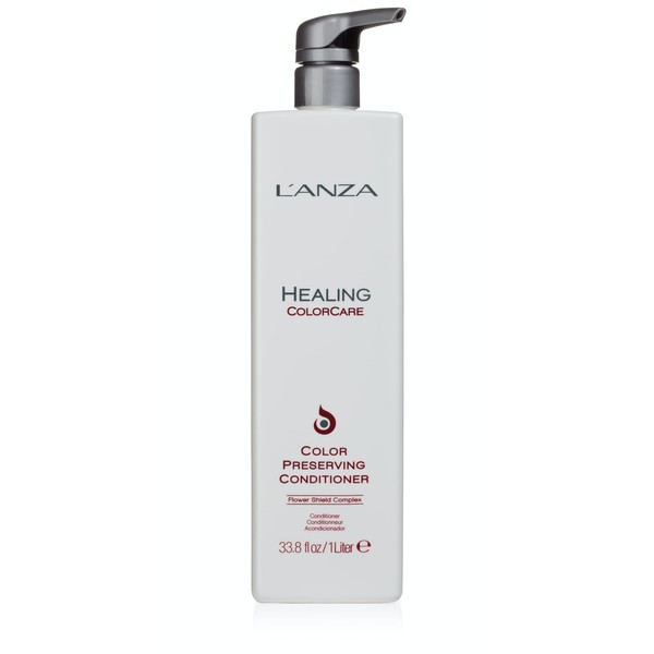 L'ANZA Healing ColorCare Color Preserving Hair Conditioner for Color Treated Hair, Unscented, 33.8 Fl Oz (Pack of 1)
