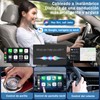 TEVSWCD Adaptador Inalámbrico CarPlay y Android Auto 2 en 1,Convierta