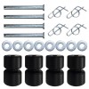 Auto-Parts 4 Sets Aluminum Rollers Washers Rings for Gorilla Lift