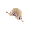 Sterntaler Girls Kids Straw Hat with Wave Edge Hat, sand