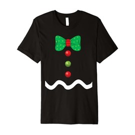 Gingerbread Man Christmas Holiday Costume Premium T-Shirt