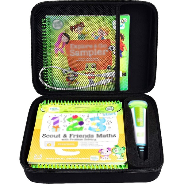 GWCASE Case Compatible with LeapFrog for LeapStart Go System and for LeapFrog for LeapStart 3D/ for Pre-Kindergarten Activity Book of Level 1 2 3. Storage Carrying Holder Fits for USB Cable（Box Only）