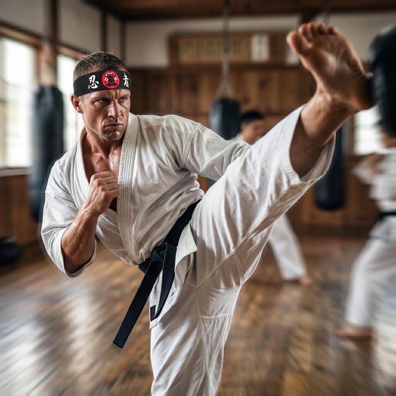 HANABASS 4 fasce Samurai in stile giapponese con design ninja