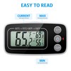 【2 Pack】Brifit Fridge Thermometer, Digital Refrigerator Freezer Thermometer with Large