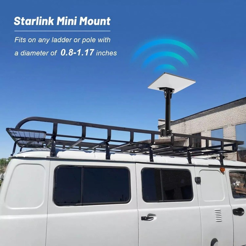 Lymorexan Starlink Mini Mount for RV Ladder, Starlink Mounting Kit