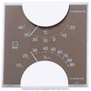 Enpex LV-4957 Weather Meter, Thermometer, Hygrometer, Elm, Color Thermometer, Hygrometer,