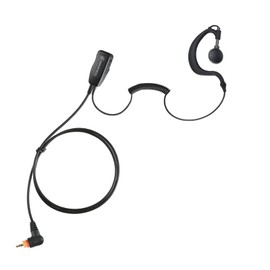 SL300 SL3500e Earpiece with Mic Compatible for Motorola Radios TLK 100 TLK 110 SL7550 SL7550e SL7580 SL7580e SL7590 SL7590e SLN 1000, TLK100 TLK110 SLN1000 - G Earhook Headset with Retractable Cable