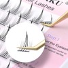 NAGARAKU DIY Self Grafting Segmented False Eyelashes 0.07mm Individual Cluster