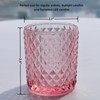 Woho 24pcs Pink Votive Candle Holders, Tealight Candle Holder for