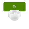 PLASTICPRO 40 Pack Clear Plastic Soup Bowls 5 oz Durable
