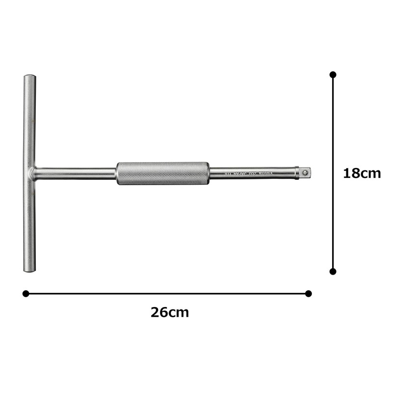 トネ(TONE) スピードT形ハンドル HP203 差込角9.5mm(3/8")